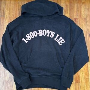 Boys Lie Black Cozy Hoodie